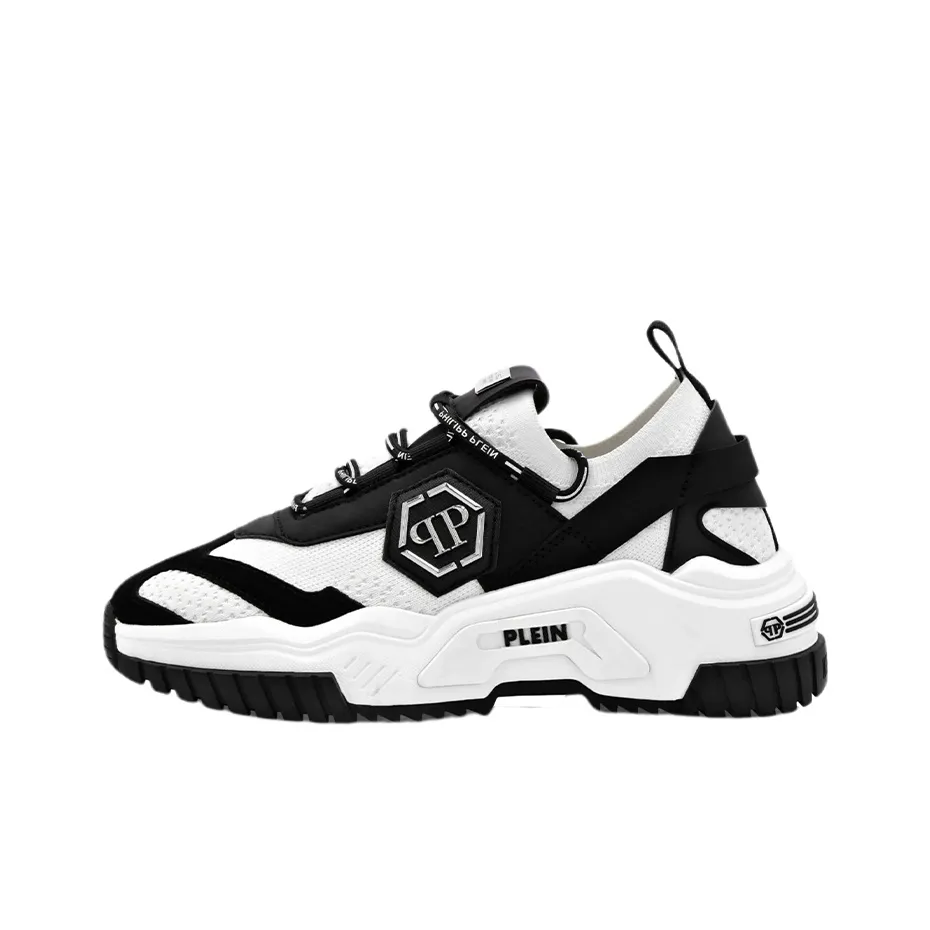 PHILIPP PLEIN Junior Runner Hexagon Lace up Sneakers