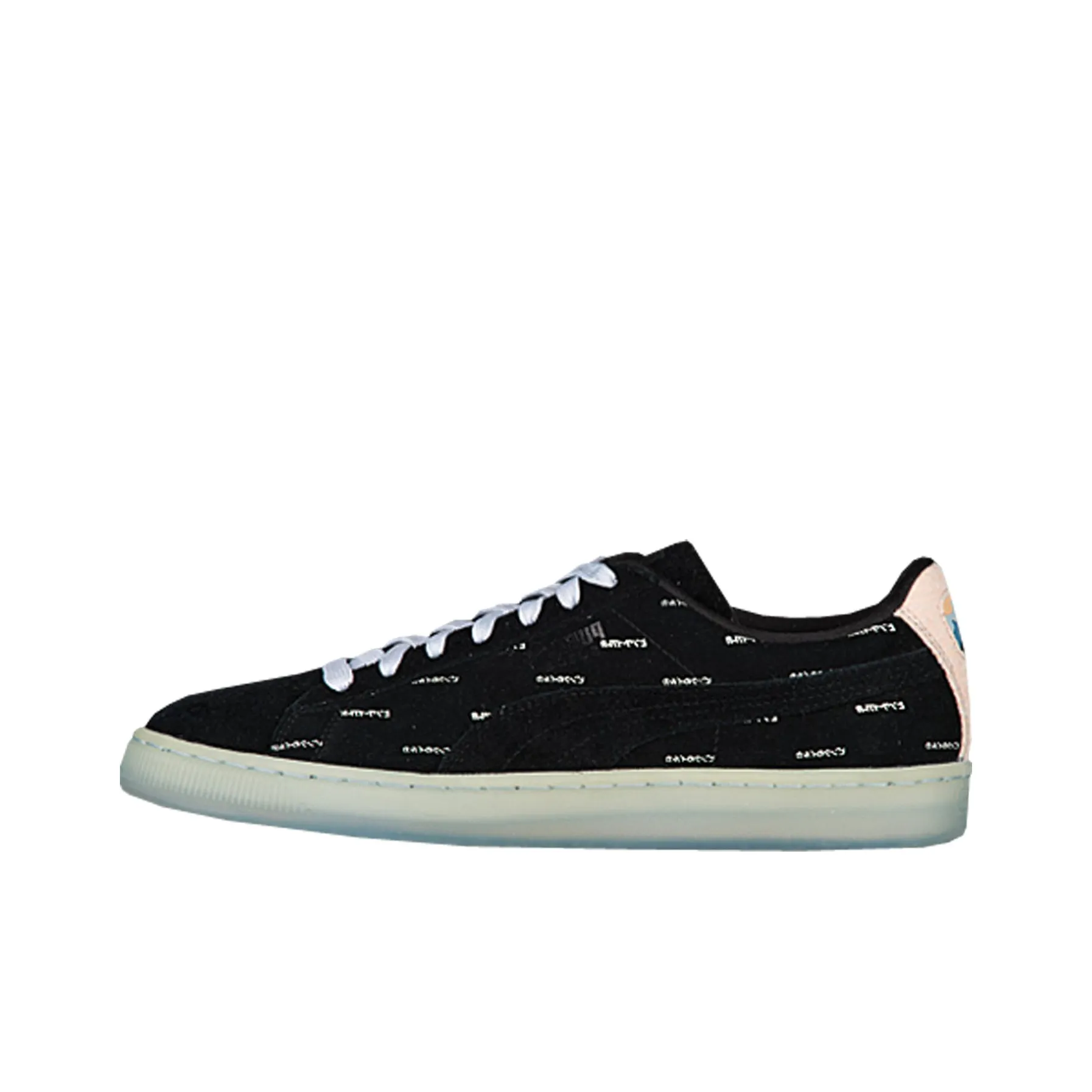 PUMA Suede Pink Dolphin Black