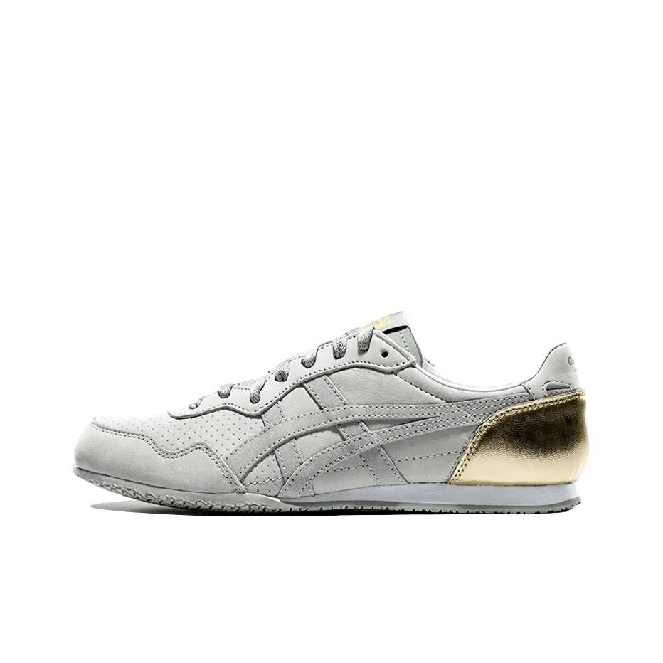 Onitsuka Tiger Serrano Шокабойеры Противоскользящие Устойчивые к истиранию Низкий Топ Повседневная обувь Мужская Светло-Серый