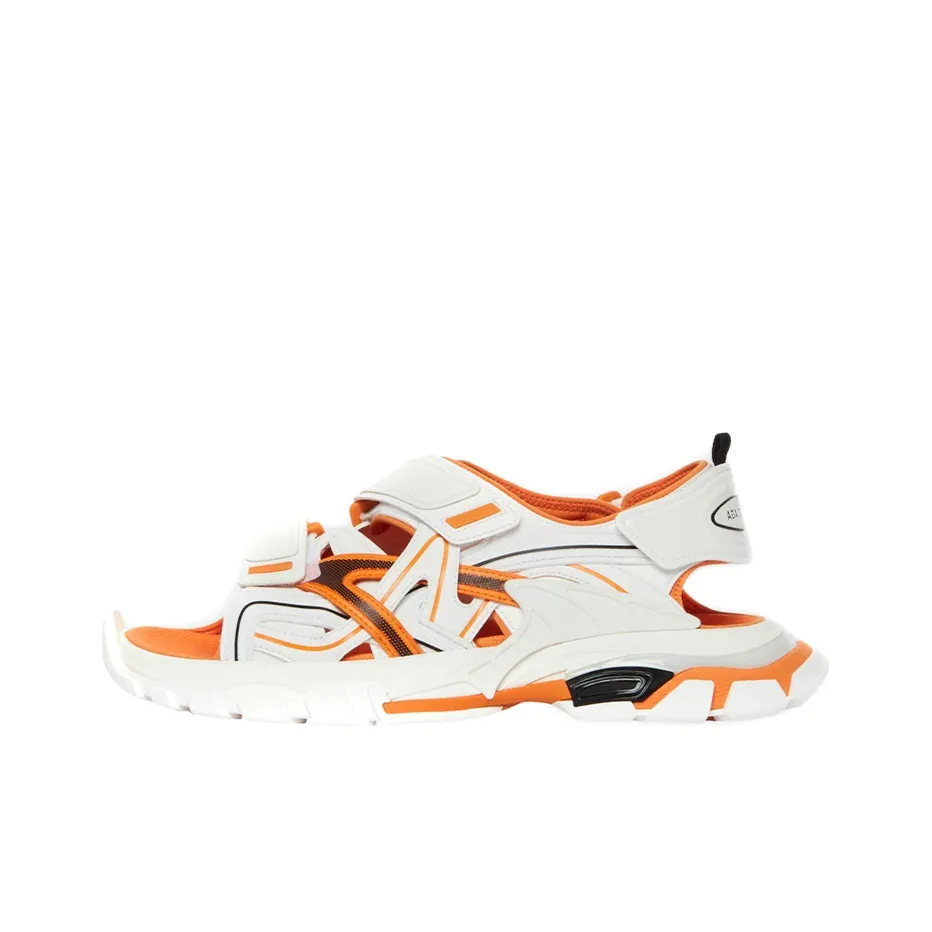Balenciaga Track Sandal 'White Orange' Women's