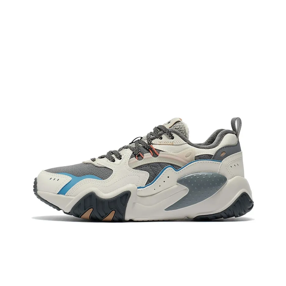 Disney x LINING Cat Paw Lite Амортизация Низкий Топ Casual Мужской Iron Asphalt Серый