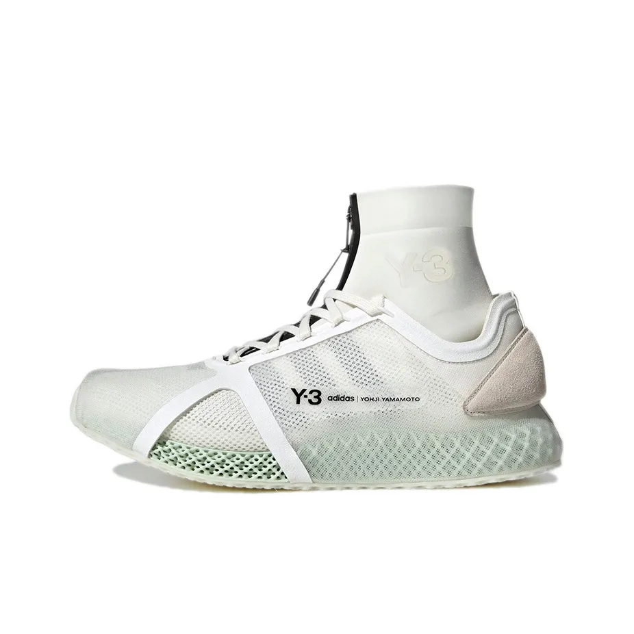 Adidas x Y 3 4D Runner Беговые кроссовки Унисекс Белый