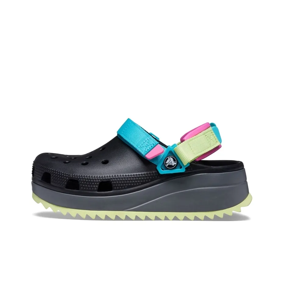 Crocs Classic Hiker Clog 'Black Blue Yellow'