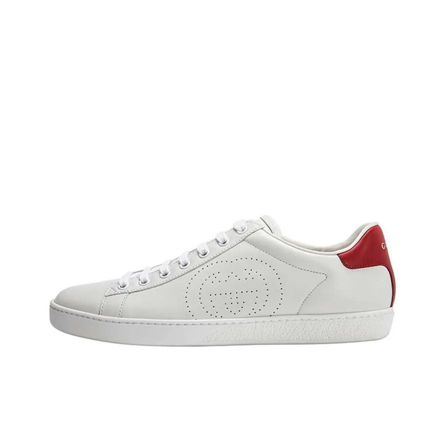 GUCCI Women's Ace 'Interlocking G   White Red' Women's