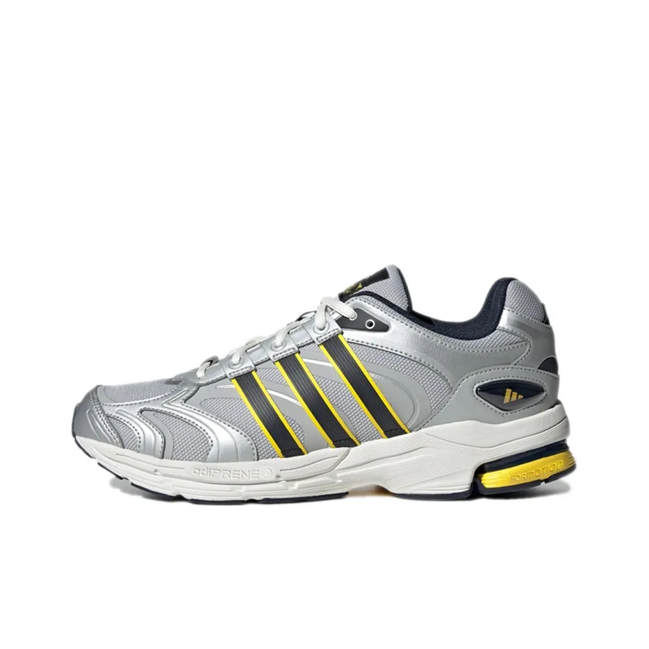 Adidas Spiritain 2000 Slip-resistant Abrasion-resistant Low-top Беговые кроссовки Мужские Silver Blue