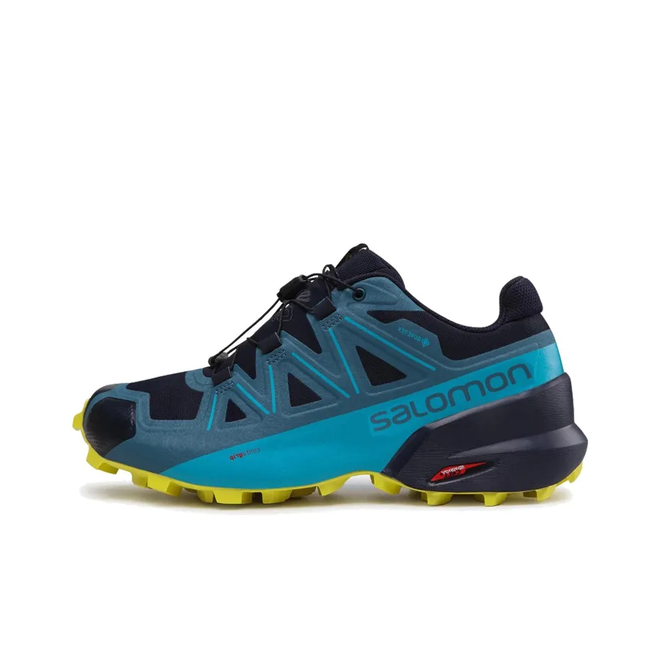 salomon boots Speedcross 5 Cushioning Anti Slip And Wear Resistant Low Top Trail Running Running Shoes Men's Dark Blue