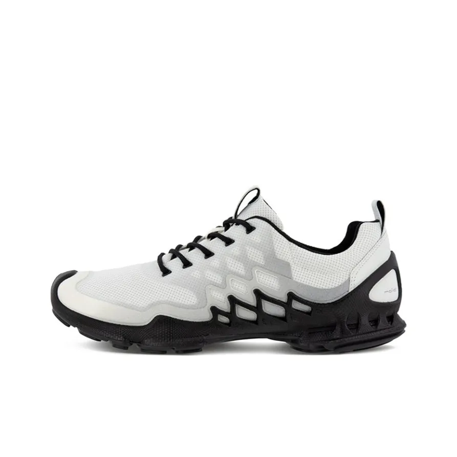 Ecco Great Step Exploration Series Breathable Cushioning Low Top Low Top Athletic Shoes Men's White Gray