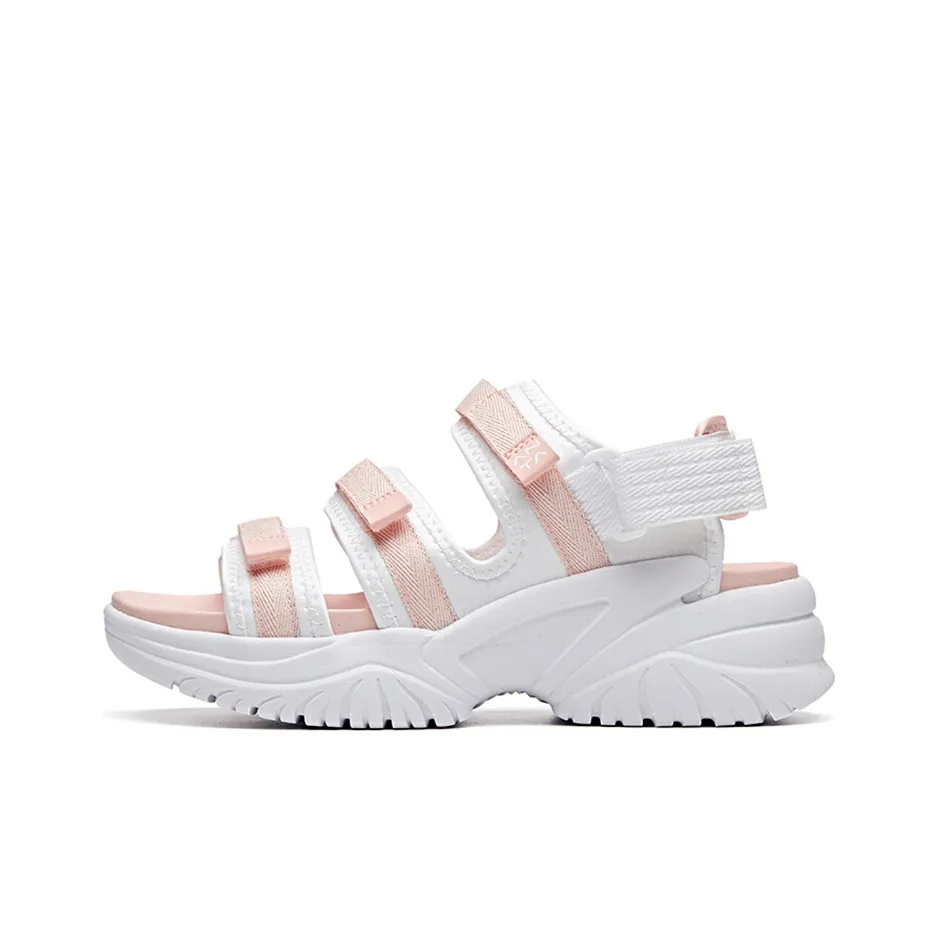 Anta Variety Training Collection Beach Sandals Women's Pink White