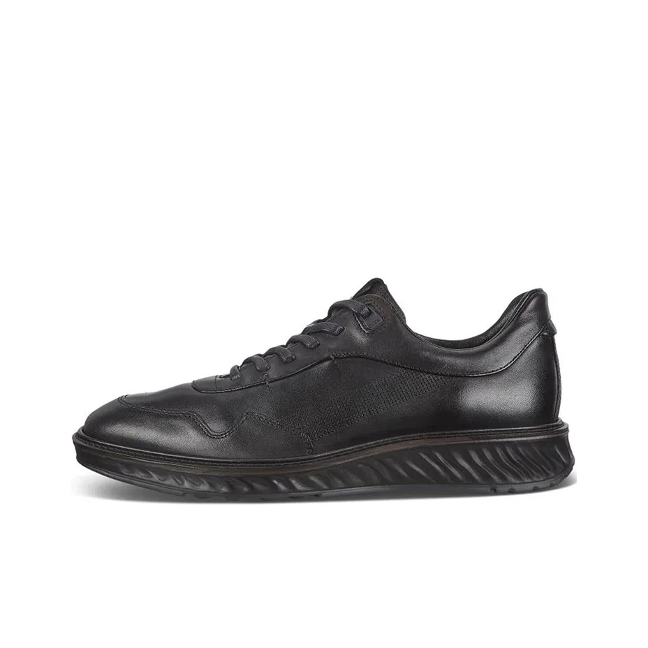 Ecco St.1 Hybrid Cushioned Slip Resistant Abrasion Resistant Low Top Athletic Shoes Men's Black