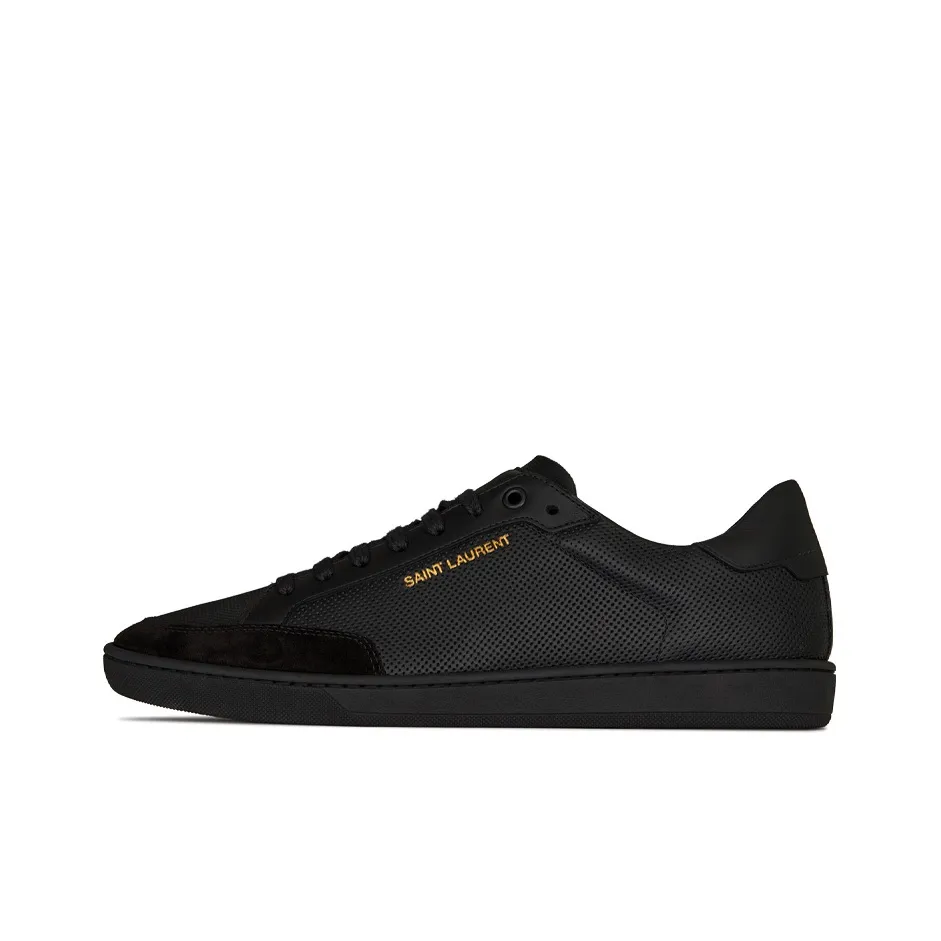 SAINT LAURENT Court Classic SL/10 Perforated Black