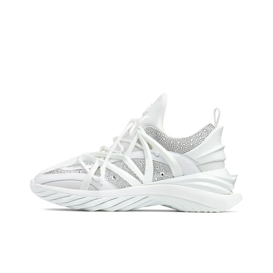 Jimmy Choo Cosmo Crystal Silver Women's