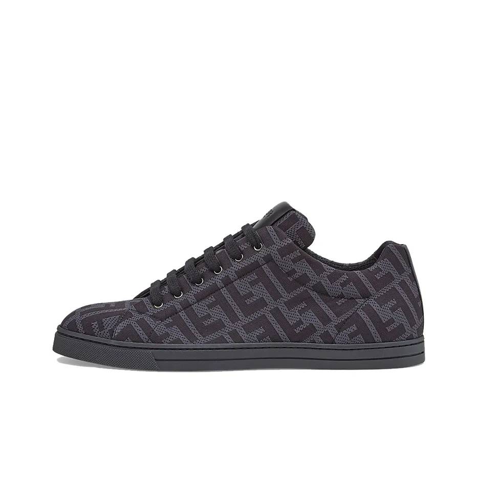 FENDI Tech Fabric Low Top Gray