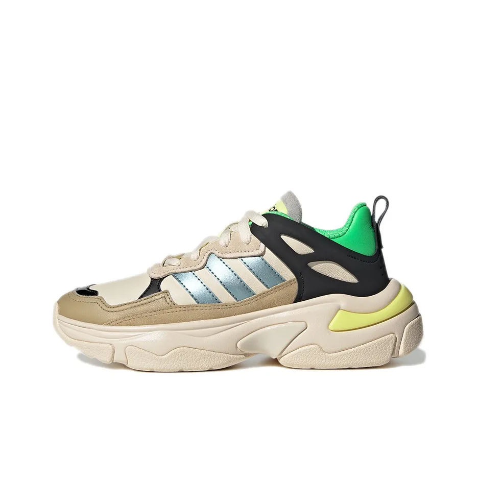 ADIDAS NEO Boujirun Устойчивые к истиранию Низкие Беговые кроссовки Женские Хаки