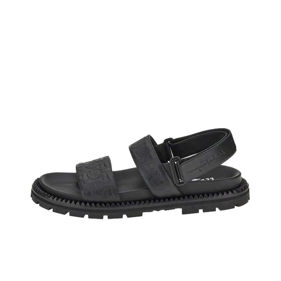FERRAGAMO Stylish Sandal Men's Black