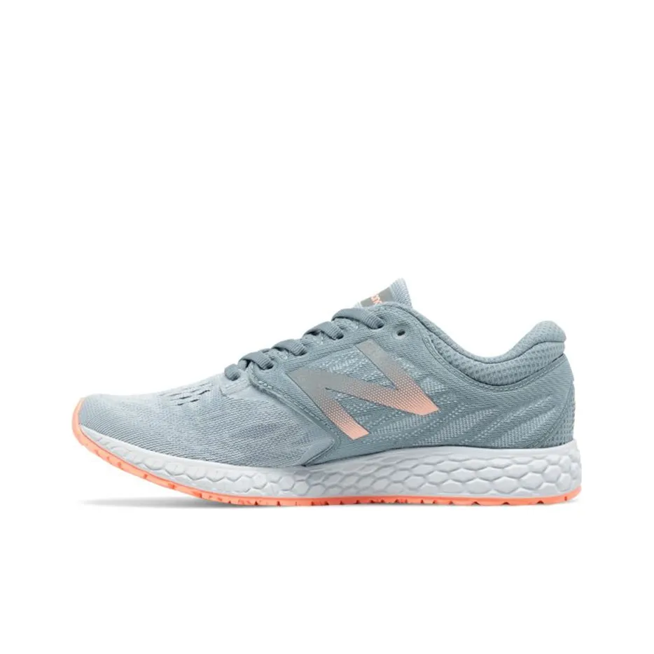 New Balance NB Fresh Foam Low Top Casual Running Shoes Women's Silver Gray Blue