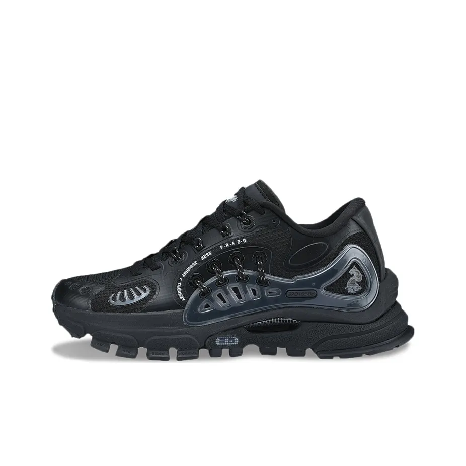 LiNing Shock Absorbers Slip-resistant Abrasion-resistant Low Top Casual Women's Black LiNing Shock Absorbers Противоскользящий Устойчивый к истиранию Низкий Топ Повседневный Женский Черный