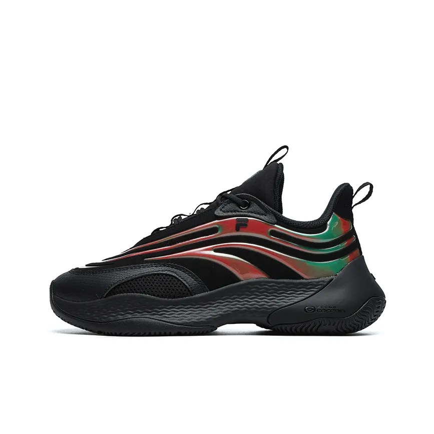 FILA FUSION Ray 2 Cushioned Wear Resistant Coverage Low Top Casual Shoes Women's Black