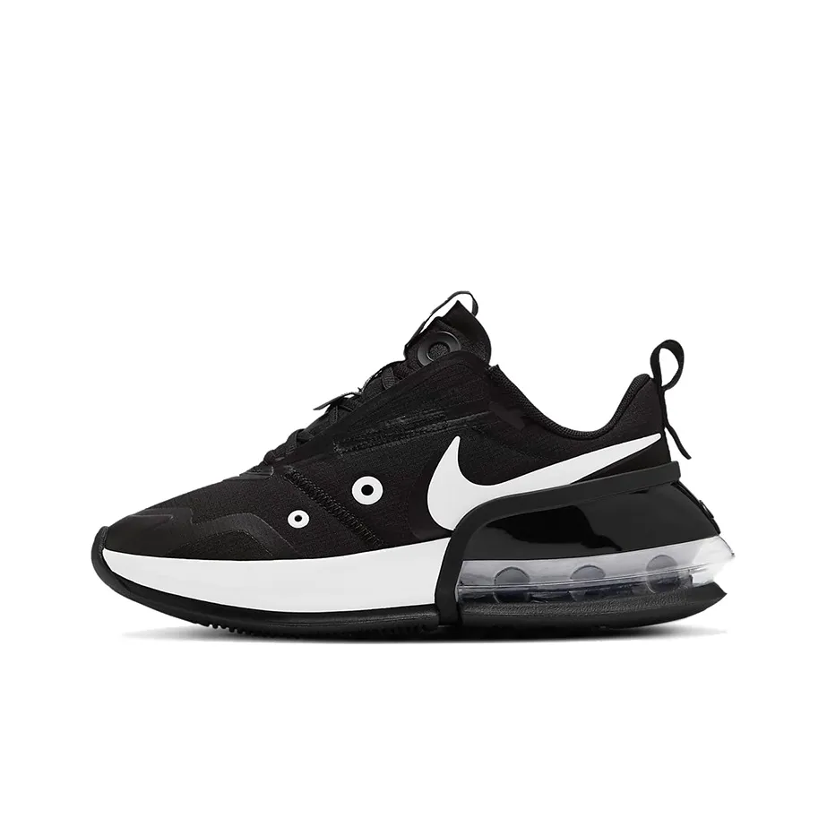 Nike Air Max Up Амортизация Устойчивость к истиранию Легкий Низкий Топ Марафон Беговые кроссовки Женские Черный Белый