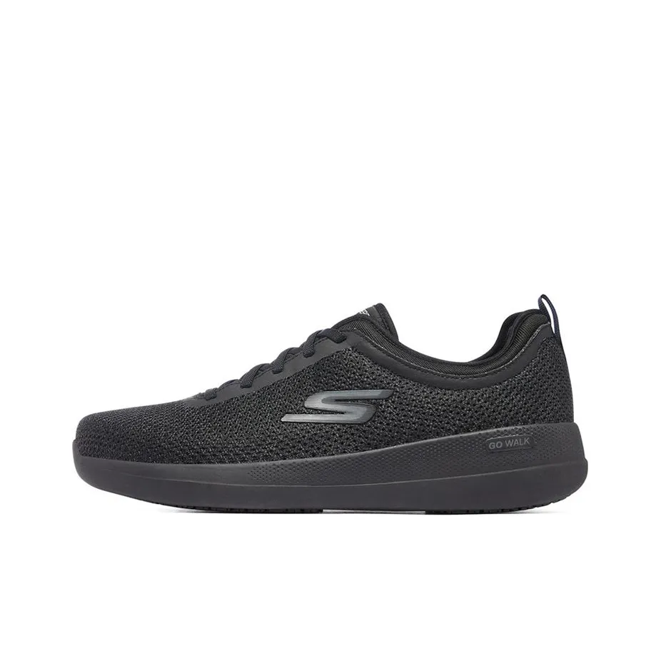 Skechers GO WALK Stability Cushioned Slip Resistant Abrasion Resistant Low Top Running Shoes Men's Black