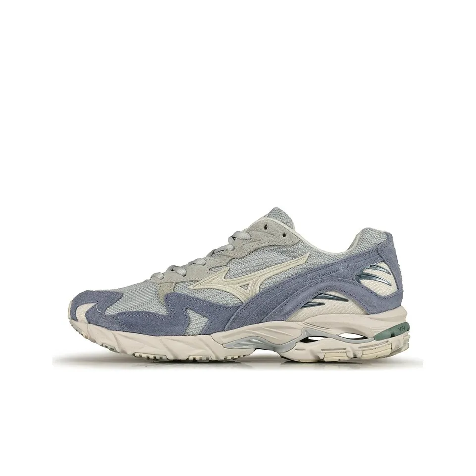 Mizuno Wave Rider 10 Low Топ Беговые кроссовки Унисекс Серый Синий