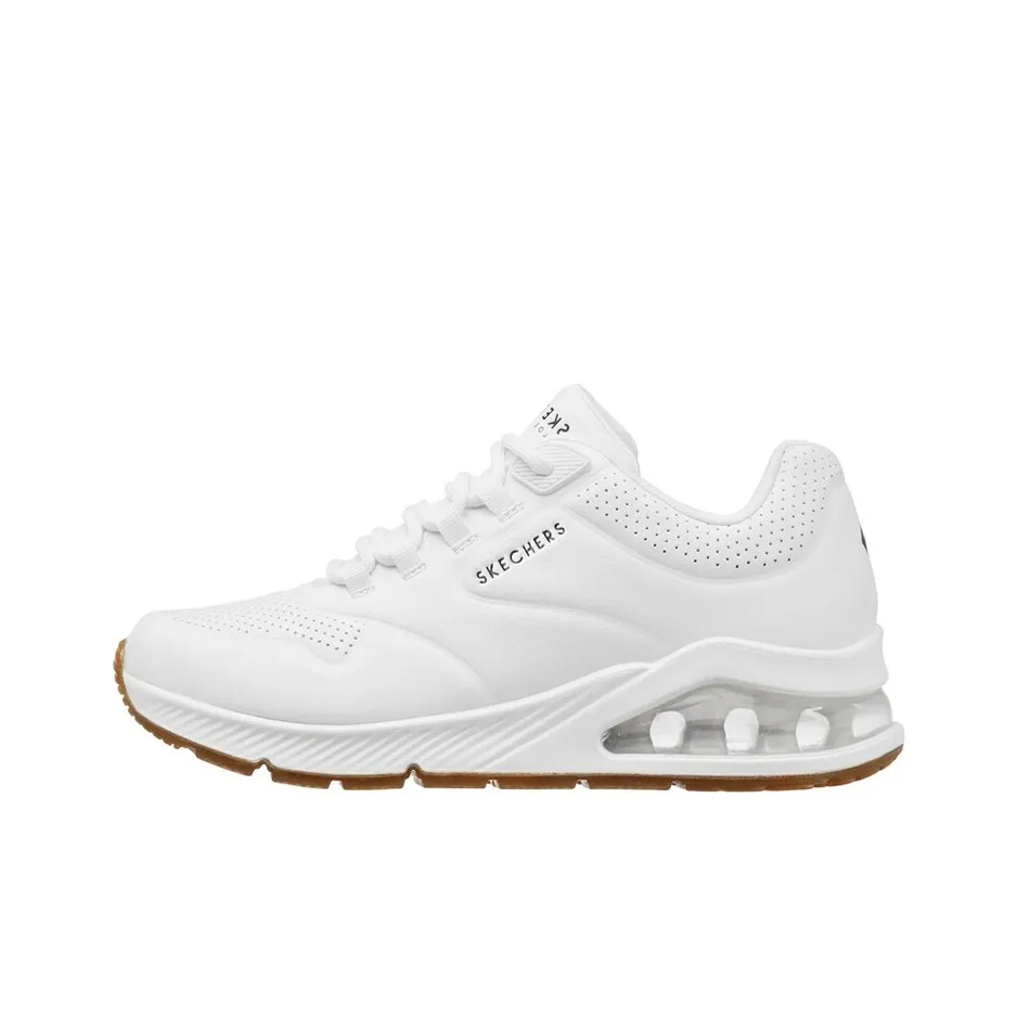 Skechers Uno 2   Air Around You Athleisure Casual Sports Shoe White Women's