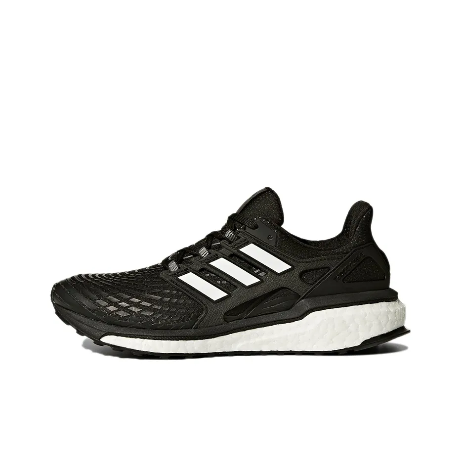 Adidas Energy Boost Устойчивые к истиранию Низкие Беговые кроссовки Женские Черные