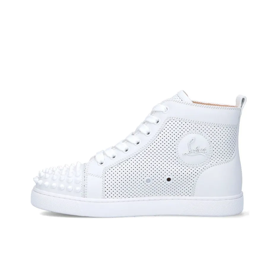 CL LUBOTING High Top Skateboard NIKE shoes Women's White
