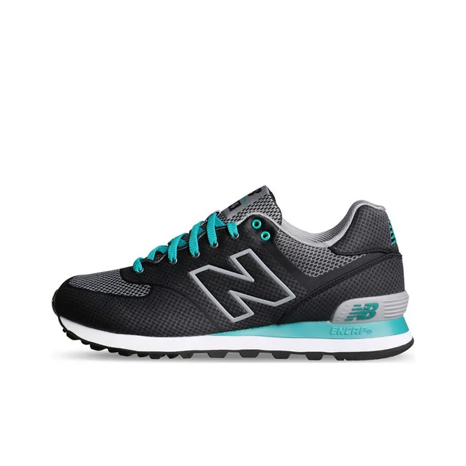 New Balance NB 574 Low Топ Беговые кроссовки Унисекс Черный Синий