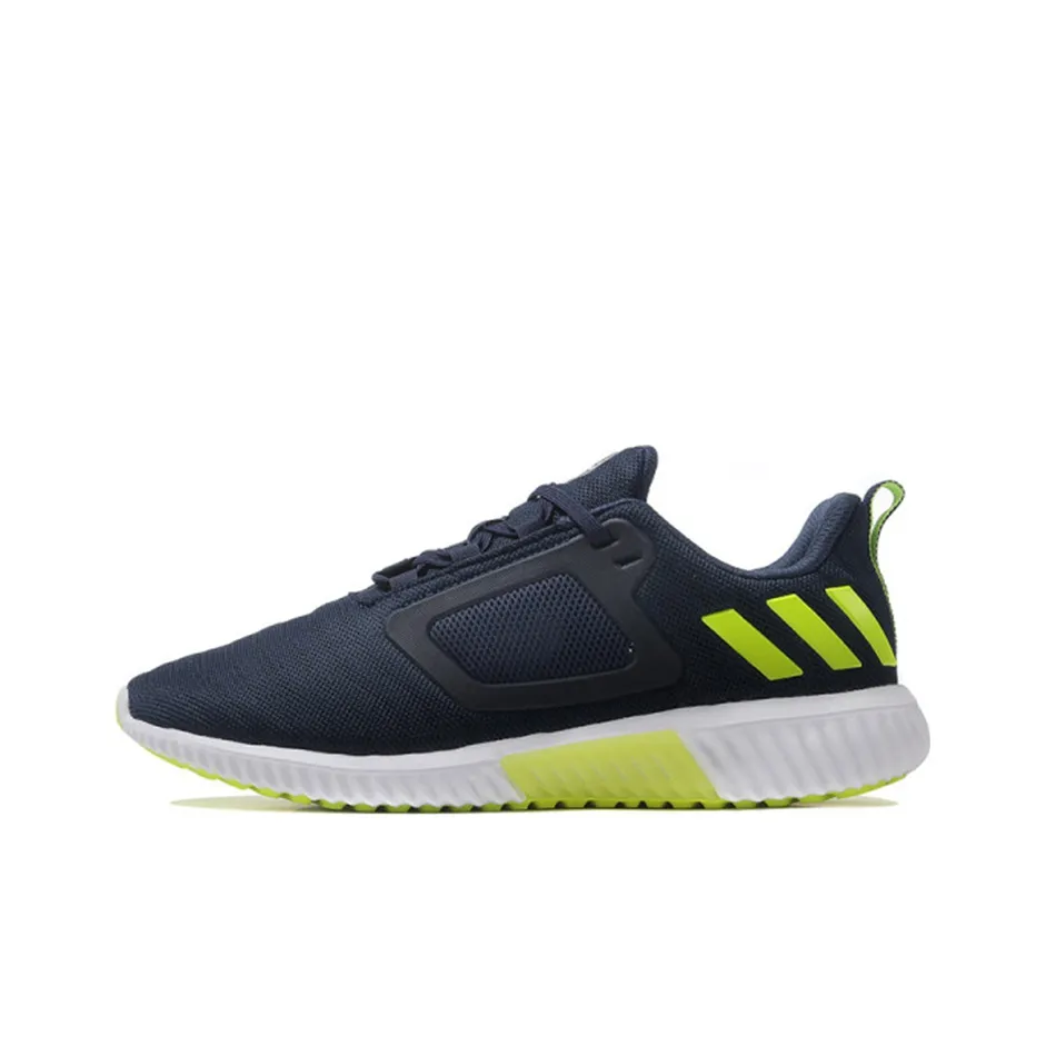 Adidas Climacool Slip-resistant Abrasion-resistant Low Top Marathon Беговые кроссовки Мужские Синий Желтый Белый