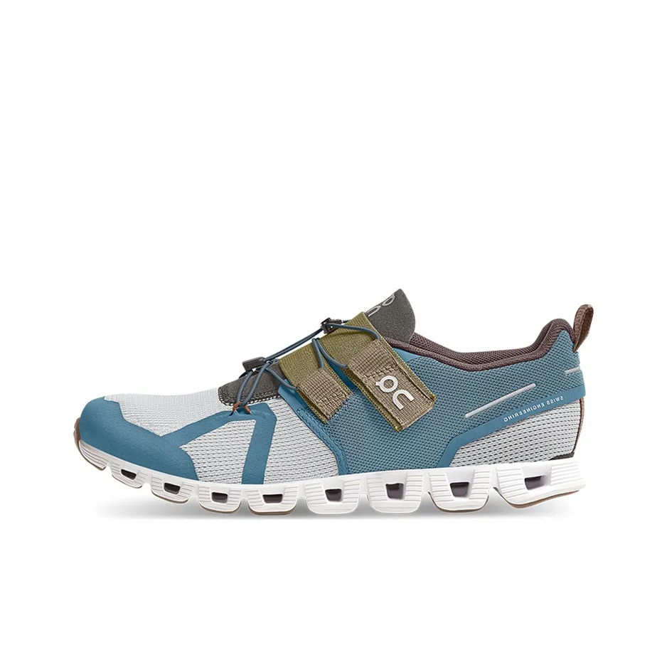 On Cloud Nexus Cushioning And Breathable Low Top Running Shoes Women's Seal Blue