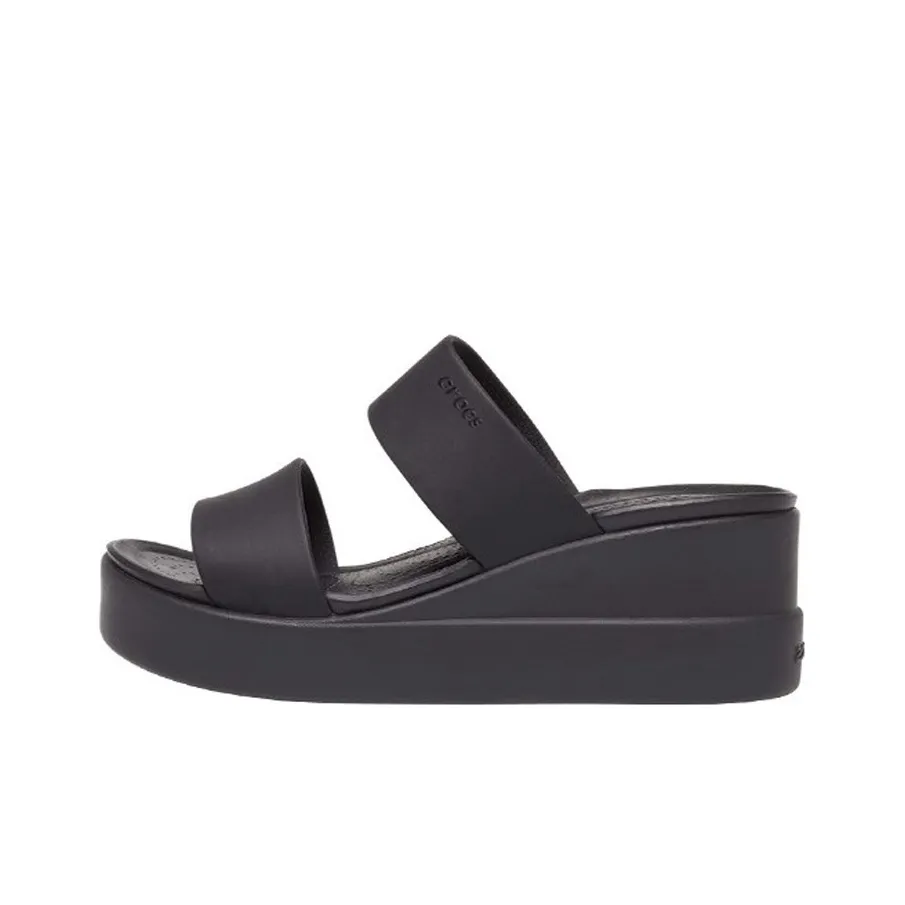 Crocs Brooklyn Lightweight Black Sandals Women's