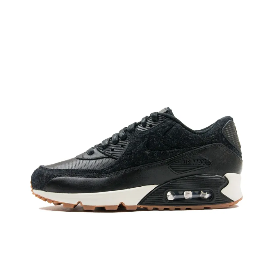 Nike Air Max 90 Low Топ Повседневные Беговые Кроссовки Мужские Черные