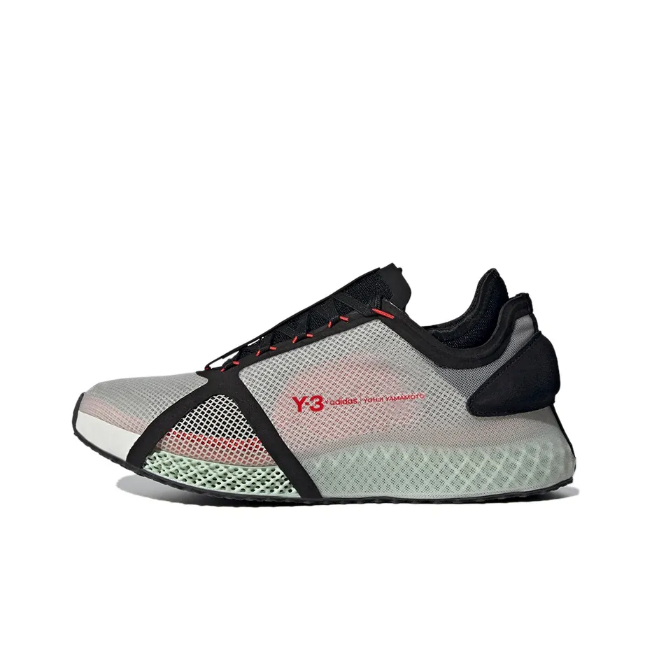 Adidas x Y 3 4D Runner Беговые кроссовки Унисекс Серый Синий