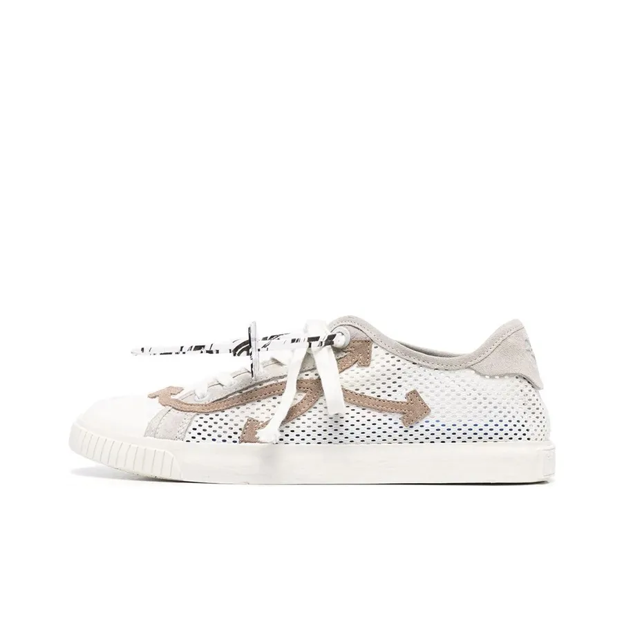 OFF Белый Arrow Низкий Топ Стильный Скейтбординг Мужской Белый