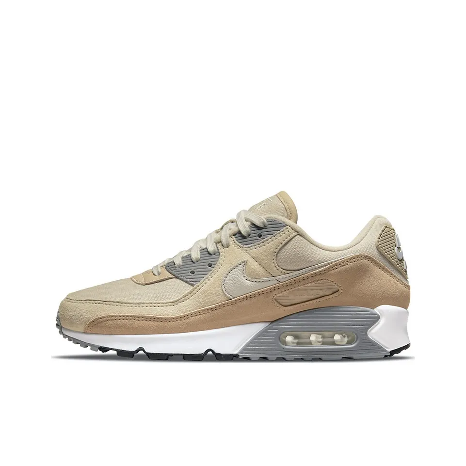 Nike Air Max 90 Running Shoes Men Low Top Tan