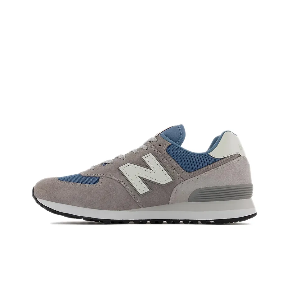New Balance 574 Grey Navy White Leather