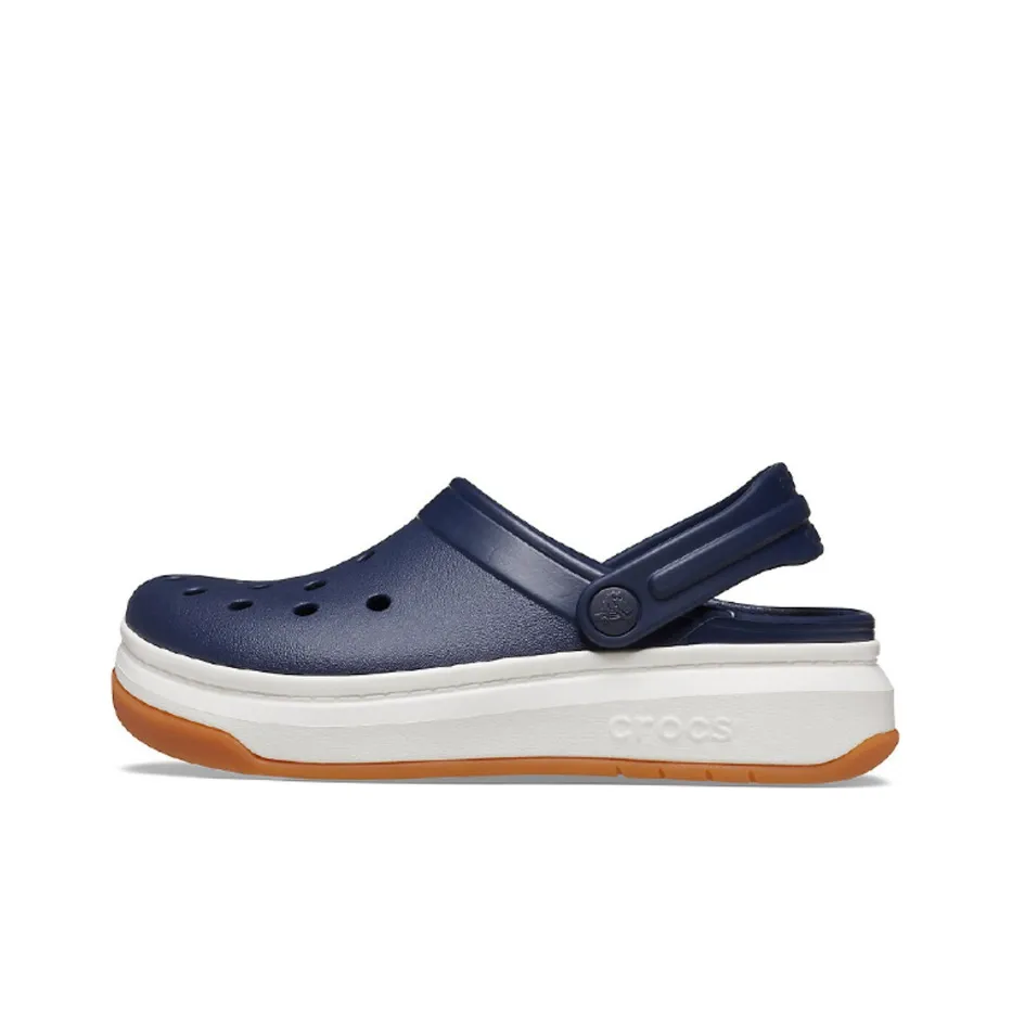 Crocs band Full Force Thick Sole Sandals Unisex Blue White