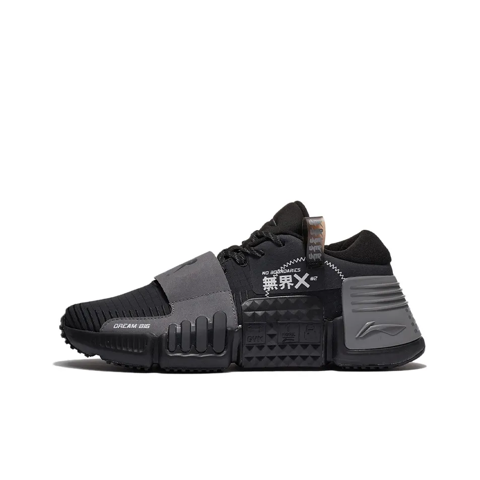 Лайнер Низкий Топ Спортивная Повседневная Обувь Мужская Черный Серый