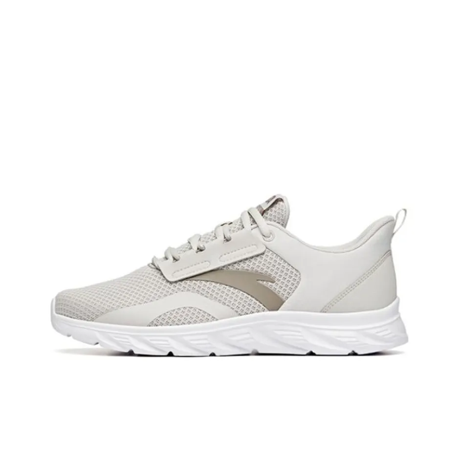 ANTA Износостойкие Дышащие Низкие Кроссовки для Бега Мужские Оттенок 1 Серый