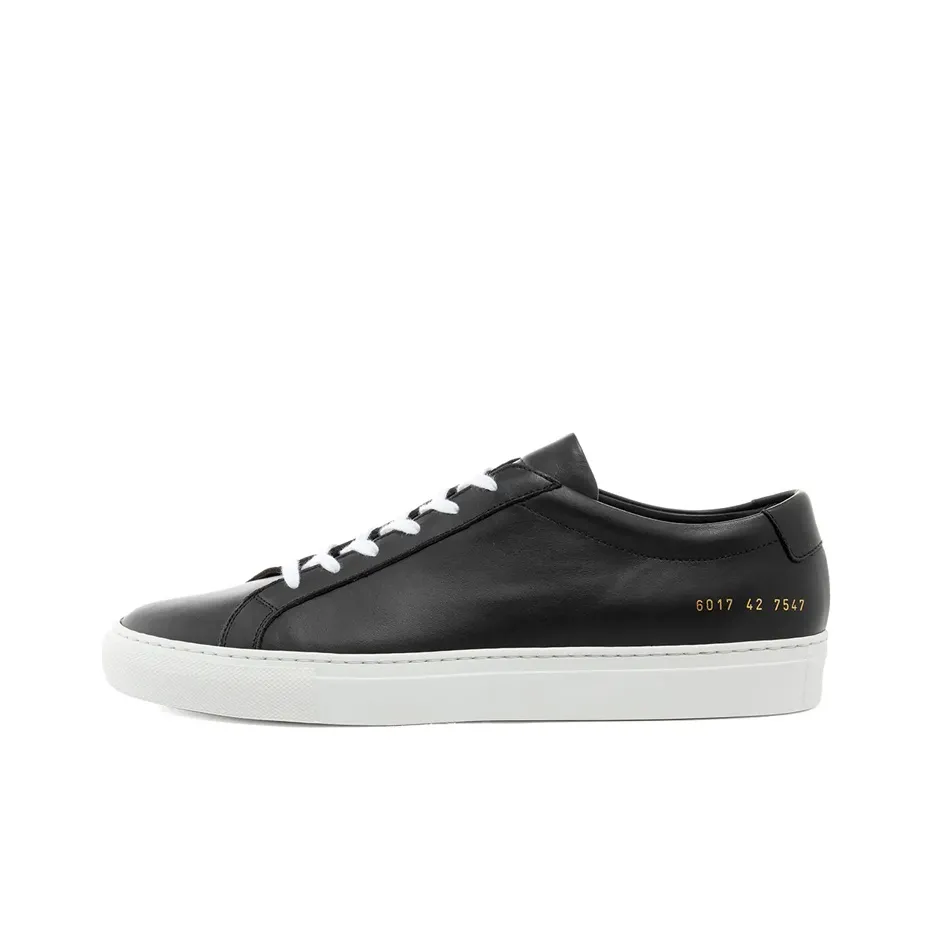 COMMON PROJECTS Низкие кроссовки для скейтбординга женские черные