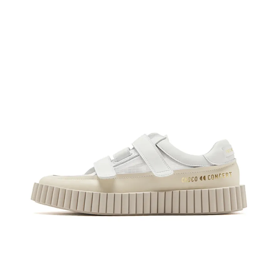 CHOCO CONCERT Низкий Топ Стильный Скейтбординг Унисекс Бежевый