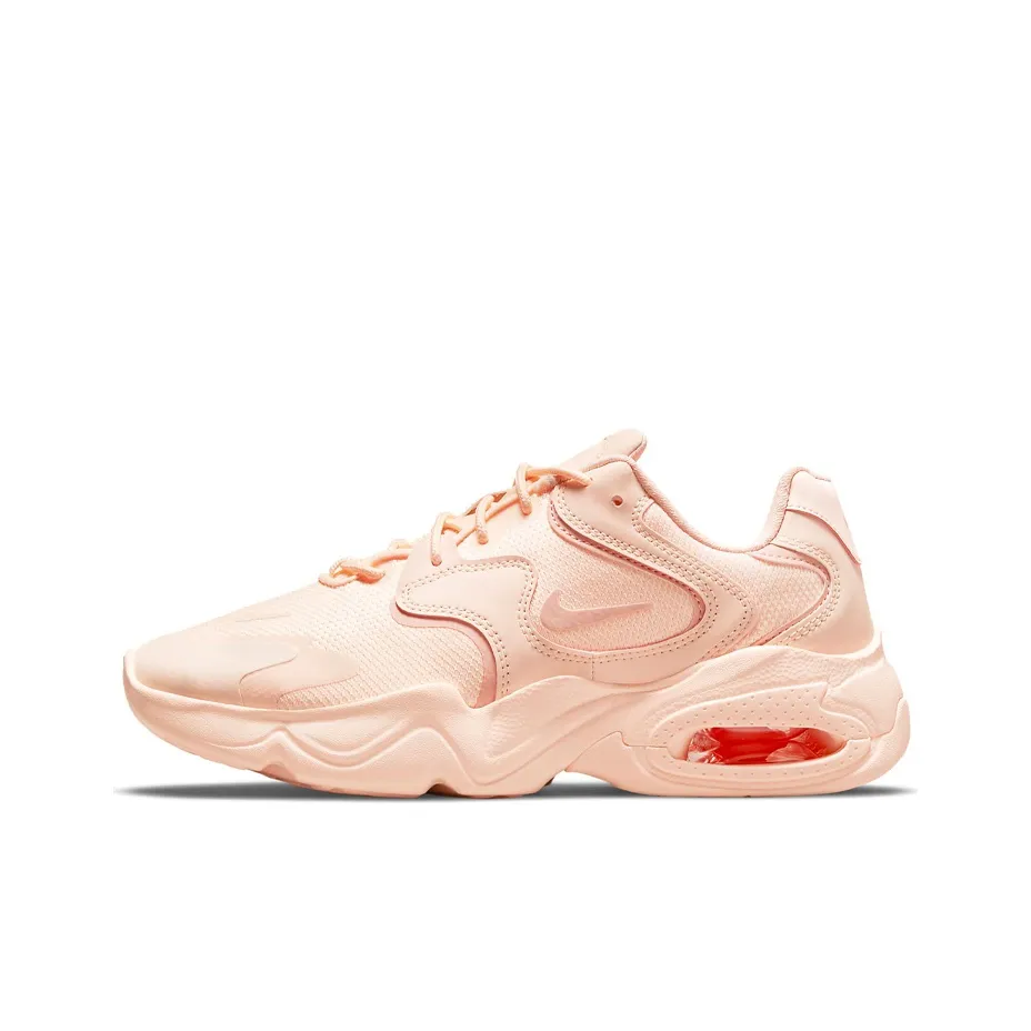 Nike Air Max 2X Low Топ Air Cushion Марафон Беговые кроссовки Женские Розовый