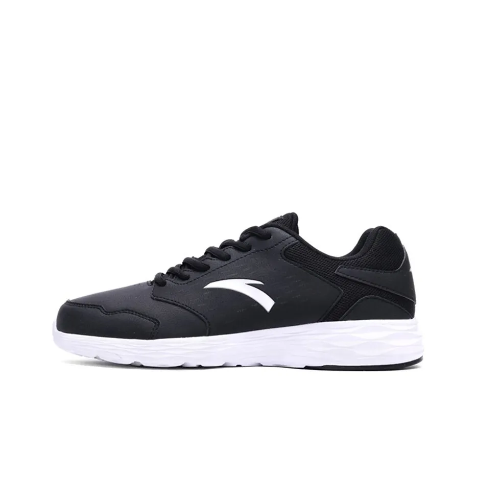 Anta Slip Resistant, Abrasion Resistant, Waterproof, Lightweight Low Top Casual Shoes Men's Black White