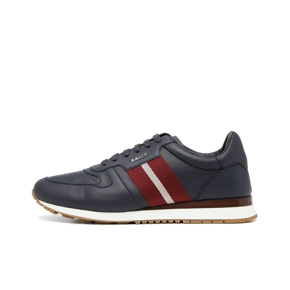 BALLY Cushioning Anti Slip And Wear Resistant Low Top Running Shoes Men's Blue