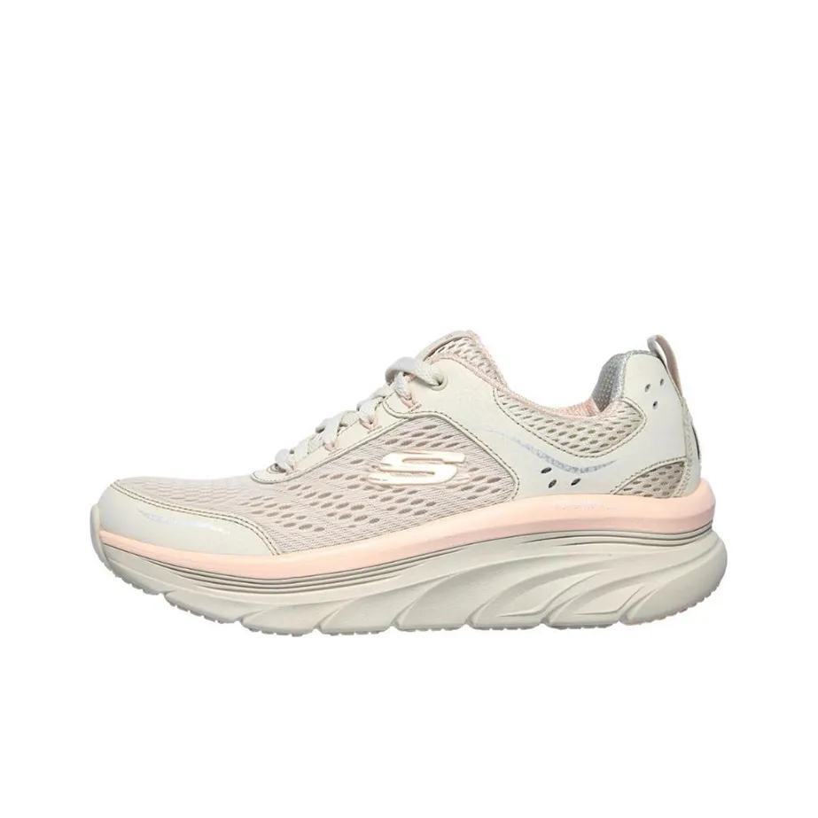 Skechers Relaxed Fit D'lux Walker Low Top Cream Women's