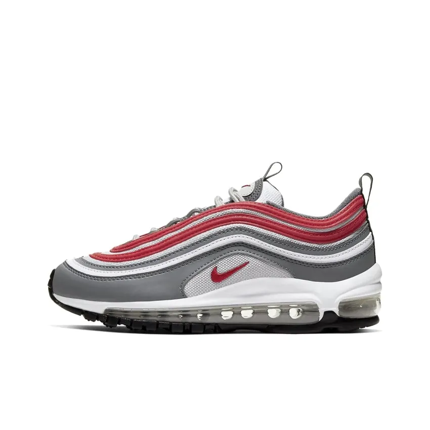 Nike Kids Air Max 97 "Smoke Grey/Red" Sneakers
