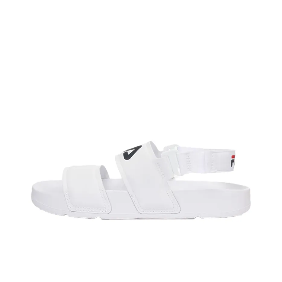 FILA Drifter Series Slide Пляжные сандалии Унисекс Белый Корейский стиль