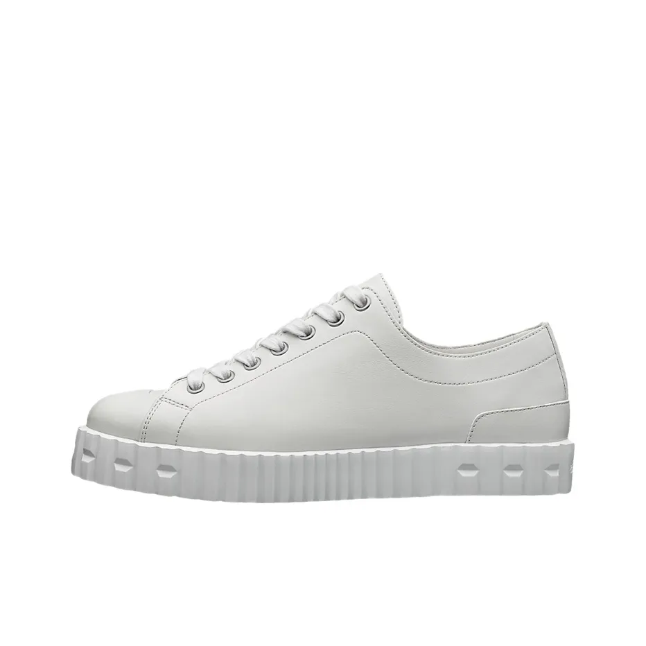 HERMES Low Top Stylish Skateboarding Shoes Women's White