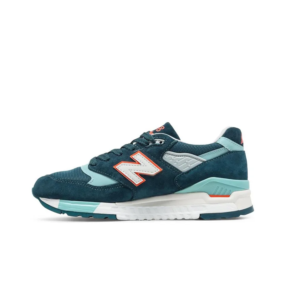 New Balance NB 998 Low Топ Марафон Беговые кроссовки Женские Tornado Зеленый Бурно-синий