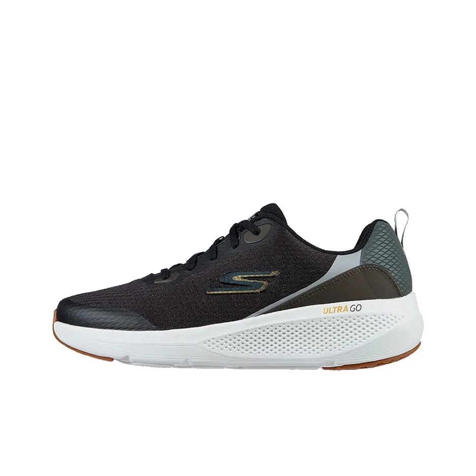 Skechers GO RUN Running Shoes Men Low-Top Black/Gray
